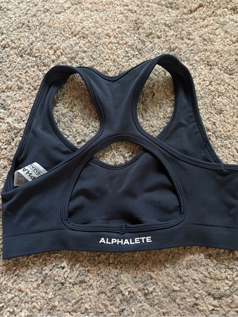 Alphalete Amplify Contour Bra Trusted Blue - Picture 2 of 4